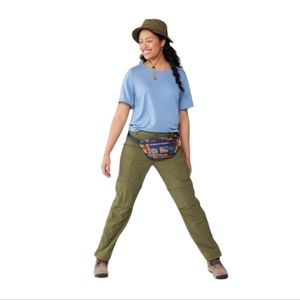 REI Co-op Sahara Convertible Pants - Women's sz 4 in Army Cot Green